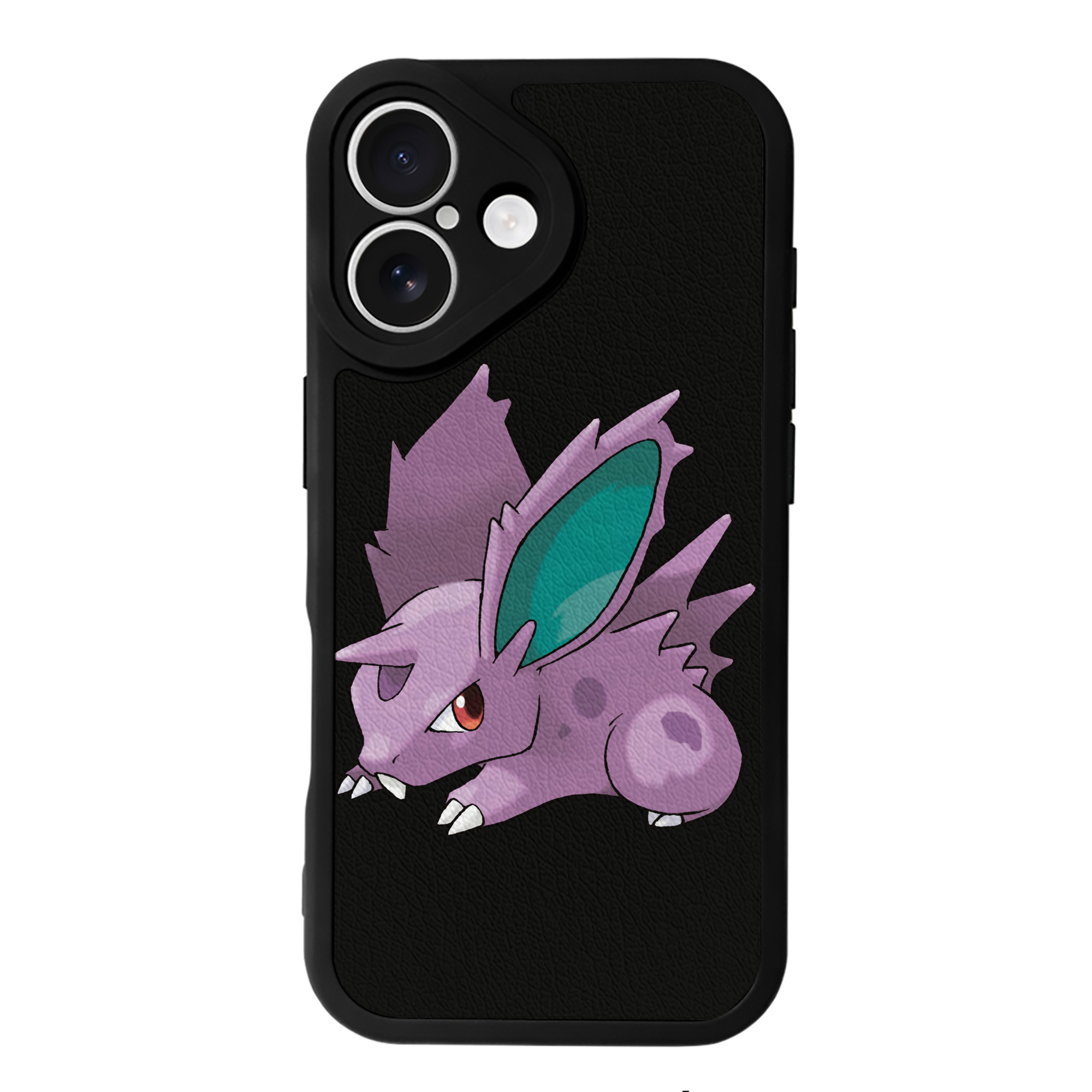 （画像用） ポケットモンスター Pokémon 【iPhone 16シリーズ対応】シリコンスマホケース（レザー調） 材質：シリコン